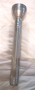 Vintage 14" chromfarbene Schwan Taschenlampe - Made in Hong Kong 60er Jahre - Bild 1 von 6