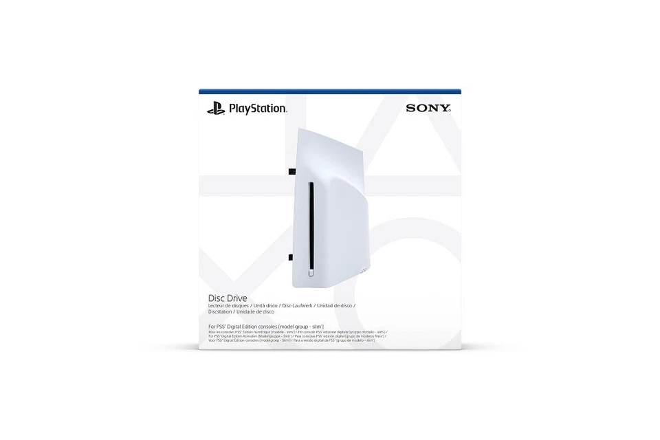 Sony Disc Drive for PS5 Slim Digital Edition Consoles - White