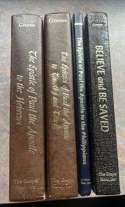 Lot Of 4 Biblical Religious Books - Oliver B Greene - The Gospel Hour -Free Ship - Picture 1 of 11