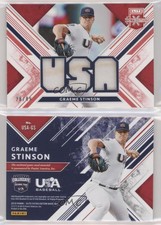 2019 Elite Extra Edition USA National Team Materials Red /49 Graeme Stinson