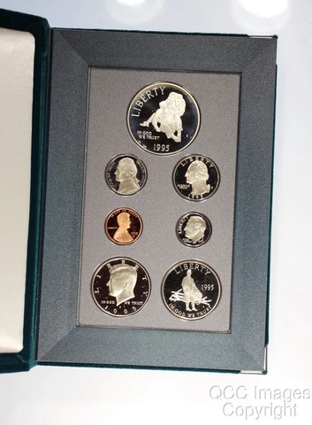 1995 Prestige Proof Set / Original Mint Packaging / No Stickers or Writing Cover