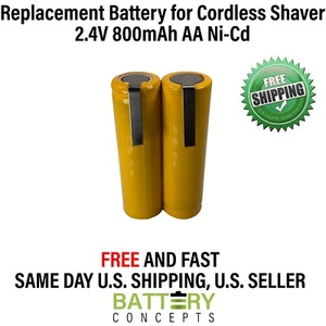 Ni-Cd AA 2.4V 600mAh Water Flosser rasoio rasoio batteria GP130AAHE2B1H 2SBT US - Foto 1 di 9