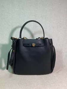 Bolso Cubo Tory Burch Negro Romy $398 - Imagen 1 de 13