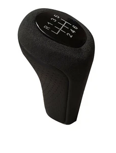 PER BMW ALCANTARA POMELLO CAMBIO 6 MARCE E36 E46 E39 E60 E90 E91 E92 X1 X3 X5 Z3 Z4 - Foto 1 di 3