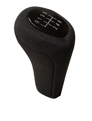 FÜR BMW ALCANTARA SCHALTKNAUF 6 GANG E36 E46 E39 E60 E90 E91 E92 X1 X3 X5 Z3 Z4 - Bild 1 von 3