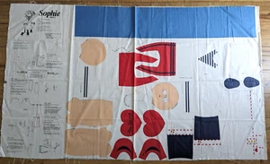 Vintage 1991 Sophie I'm Yours Doll Daisy Kingdom Cut & Sew Cotton Fabric Panel - Picture 1 of 2