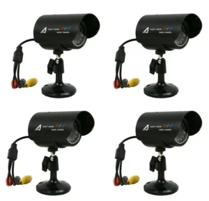 4x Wired Surveillance Cameras with 4x Power Supply NEW - Picture 1 of 3