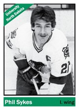 2016-17 Topps Varsity CTNW #94 Phil Sykes UND Fighting Sioux Custom Card