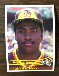 1984 Donruss Set Break #324 TONY GWYNN   MINT or BETTER    FXJ10020213