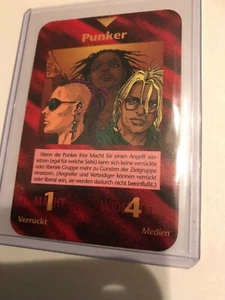 PUNKERS : Illuminati German INWO CCG 1996 TCG card, Punk Rock weird group - Picture 1 of 4