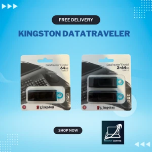 Unidades flash Kingston DataTraveler Exodia 2x64 GB USB 3.2 DTX/64 GB paquete de 2/únicas - Imagen 1 de 3
