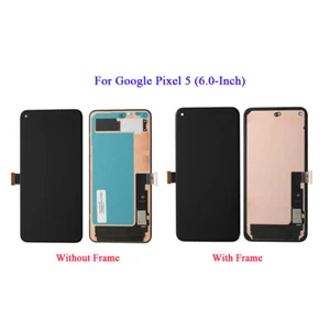 OEM OLED Display für Google Pixel 5 LCD Touchscreen ± Rahmen Ersatz Baugruppe - Bild 1 von 14