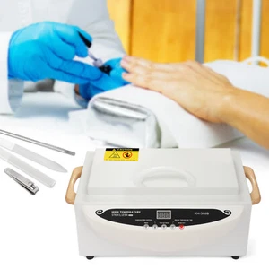 Sterilizzatore Aria Calda 500W Disinfezione Per Manicure Cosmetici Cura Piedi Tatuaggio - Foto 1 di 14