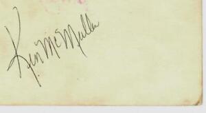 "California Angels" Ken McMullen Hand Signed 3X5 Card Signature Autographs LOA