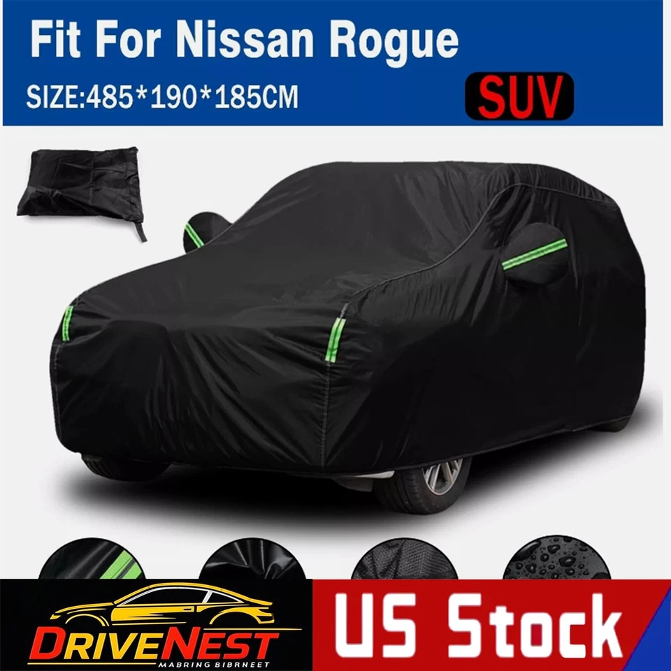 For Nissan Rogue SUV Waterproof Full Car Cover Rain UV Resistant All Protection Foto 1 de 4