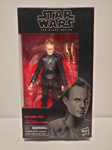 Hasbro Star Wars The Black Series 6-inch Dryden Vos Action Figure. Excellent Cover