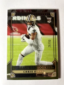 2022 Panini National Treasures NFL Treasured Rookies Chris Olave Saints RC /99 - Picture 1 of 2