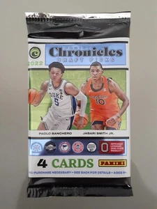 2022 Panini Chronicles Draft Picks Pack 4 Cards NBA; Paolo Banchero Rookie Auto? - Picture 1 of 2