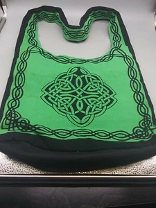 CELTIC STYLE BAG / 12" X 14" X 6" / 35" STRAP / R.N. 28049 / MADE IN INDIA - Picture 1 of 9