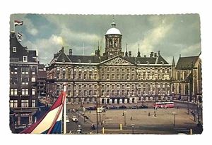 Postcard Royal Palace Exterior Amsterdam Netherlands • Posted 1961 Scalloped - Picture 1 of 2