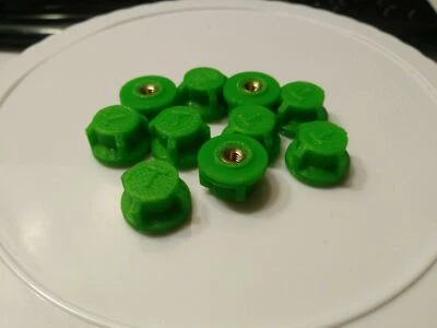 12 PACK Pro-Line Compatible Body Mount Thumb Screw Nuts RC 3D Print W/  4 Studs  - Image 1 of 4