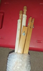 Wooden Hand Rotating Sew-On Embroidery Tapestry Frame Medium Size 18" x 12" NEW  - Picture 1 of 2