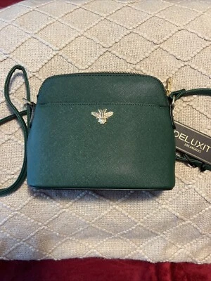 Deluxity Bumblebee Forest Green Handbag  - Image 1 of 4