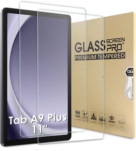 2 Pack Screen Protector Compatible with Samsung Galaxy Tab A9 plus 11 Inch, 9H H - Picture 1 of 6