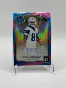 2017 Donruss Optic - Rated Rookie Pink Prizm #191 Noah Brown (RC)