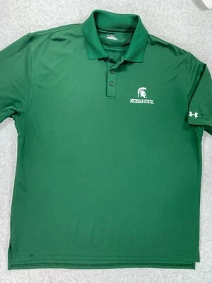 Polo manga corta Michigan State Spartans Under Armour Heat Gear (XL para hombre) Foto 1 de 4