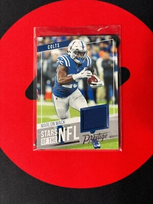 2019 Marlon Mack Panini Prestige Stars Of The NFL Relic Patch #SS-MM Colts - Image 1 of 3