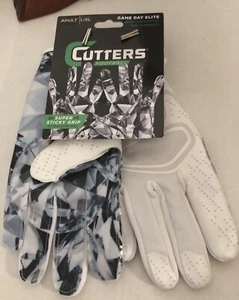 Guantes de fútbol súper pegajosos CUTTERS para adultos L/XL NUEVOS - Imagen 1 de 5
