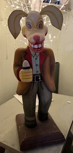 Vintage Markus Pierson? Skulptur Holz geschnitzt Kojote Dapper Dude. Unikat.RAR - Bild 1 von 18