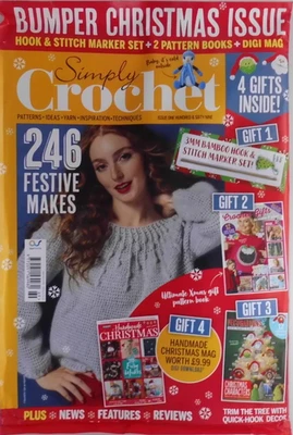 Simply Crochet Magazine #169 2025: Bumper Christmas Issue. 246 Festive Makes - Image 1 of 2