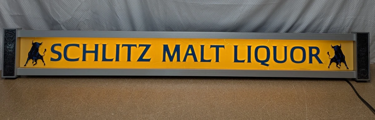 Large Beer Sign In Collectible Schlitz Signs & Tins for sale | eBay
