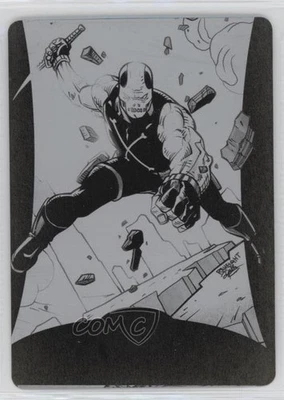 2014 Upper Deck Marvel Premier Printing Plate Black 1/1 Crossbones #49 i1f - Image 1 of 3