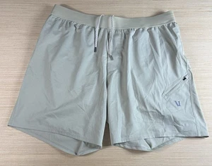 Vuori Qualify Laufshorts 6" Herren Large gefüttert V3022 hellbraun sportlich Stretch Fitnessstudio - Bild 1 von 6