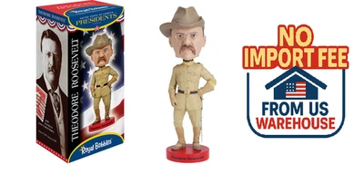 Teddy Roosevelt Bobblehead Royal Bobbles Premio Nobel de la Paz Presidente Coleccionable Foto 1 de 4
