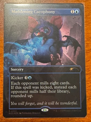 Maddening Cacophony 2322 Rainbow FOIL Secret Lair x Furby: Oddbodies In Hand MTG - Image 1 of 2