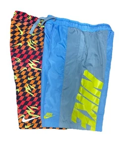2 Big Boys Nike Swim Trunks Shorts Youth 13-15 Yrs XL & L+ Plus EUC - Picture 1 of 12