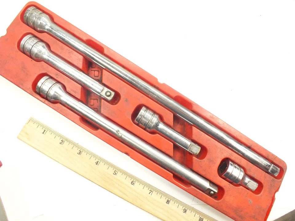 SNAP-ON TOOLS 5 PIECE 1/2" DRIVE RATCHET SOCKET EXTENSION SET 2" to 15" - 305ASX - Image 1 of 4