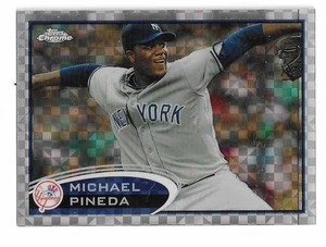 2012 TOPPS CHROME MICHAEL PINEDA X-FRACTOR #7 NEW YORK YANKEES - Picture 1 of 2
