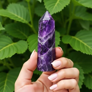 Amethyst Crystal Tower Point ~ Ametrine Obelisk Crystal Points Wand - Picture 1 of 6