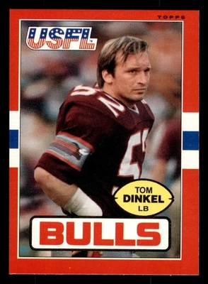1985 Topps USFL #50 Tom Dinkel - Image 1 of 2