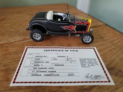 Danbury Mint 1932 Ford McMullen родстер L.E. Литая модель в масштабе 1:24 1/5000 **ЧИТАЙТЕ** - Изображение 1 из 4