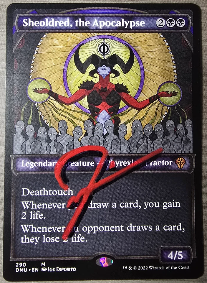 Sheoldred, the Apocalypse SHOWCASE (Signed by Artist) Magic the Gathering MTG! - Image 1 of 1