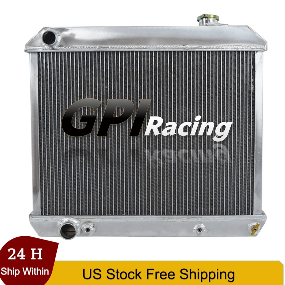 Radiador de aluminio de 3 filas para 1961 1962 1963 1964 Cadillac Coupe DeVille Foto 1 de 4