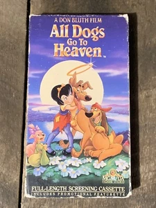 All Dogs Go to Heaven VHS (Full-Length Screening Cassette) - Picture 1 of 6