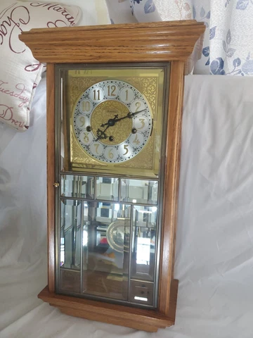 Ansonia Gold Medallion Triple Chime Wall Clock Cover