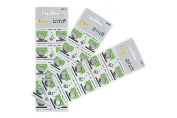AG1 ALSO KNOWN AS  G1A, LR621, LR60, L621, LR620, 164 Button Batteries - 10pc - Image 1 of 1